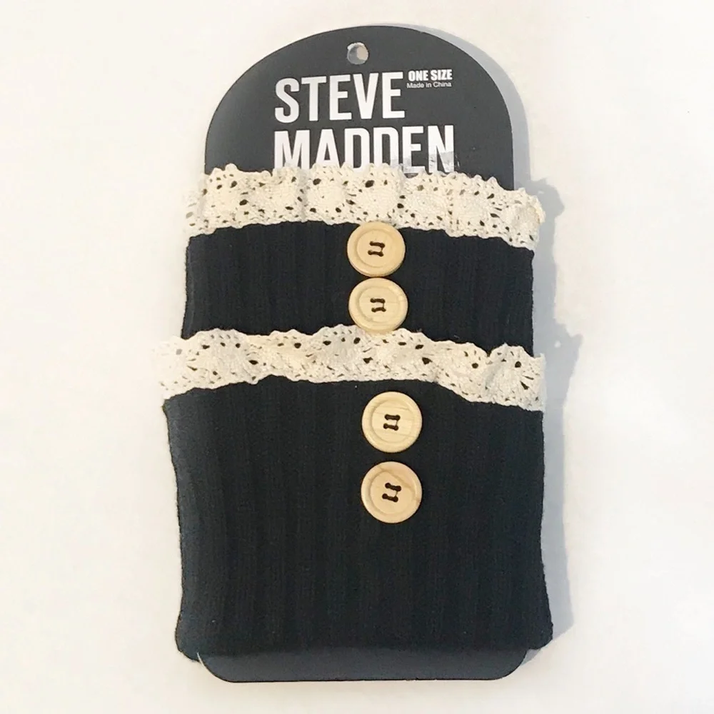 STEVE MADDEN Knit Boot Cuffs